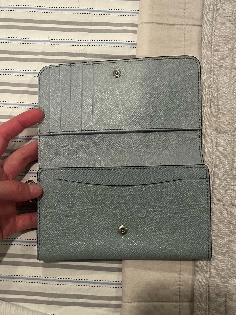 Coach wristlet clutch